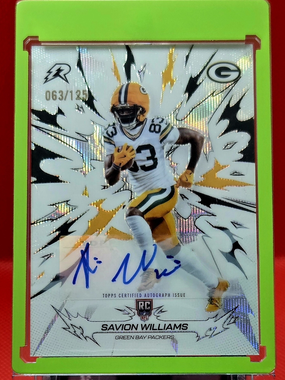 2025 Topps Resurgence : AUTO  /125 - Savion Williams (RC)